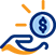 hand holding dollarsign