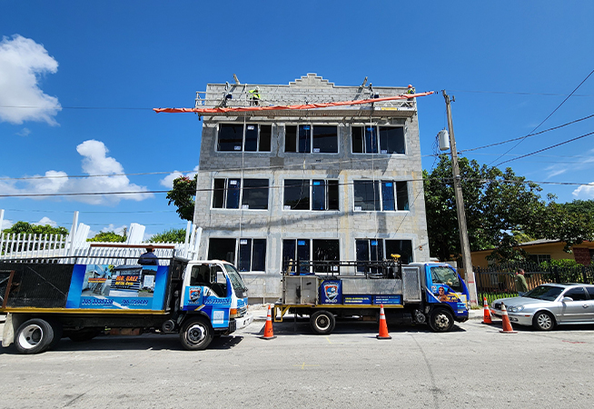 An image of the 608 Investments construction site